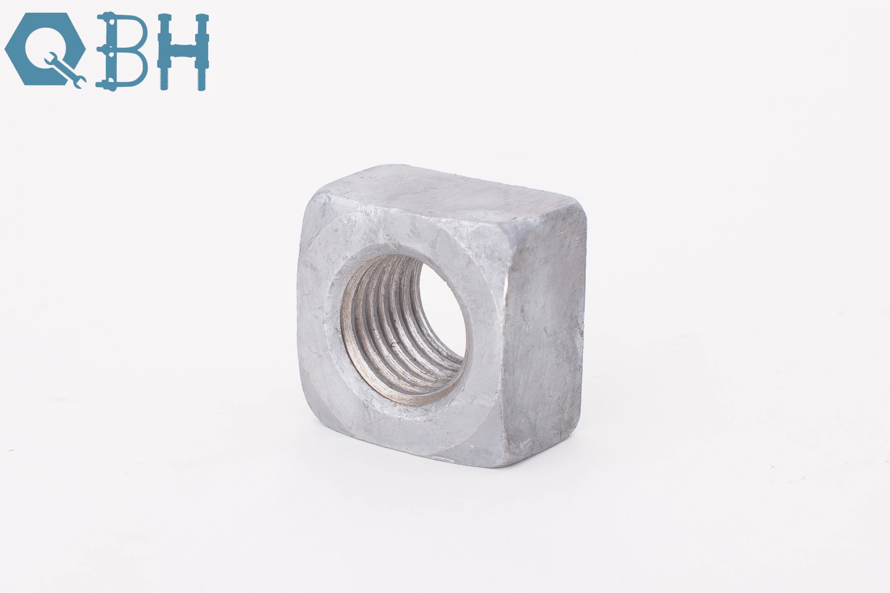 JIS B 1163 Carbon Steel/Brass Single Chamfer Square Nut Plating Zinc Y. Z. P W. Z. P