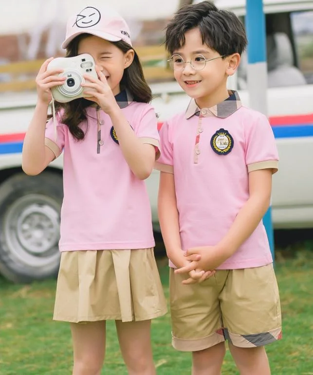 2023 Summer New Primary and Secondary School Uniforms Manufacturers Customized Apparel Wholesale/Supplier Sports Short-Sleeved Kindergarten Clothes