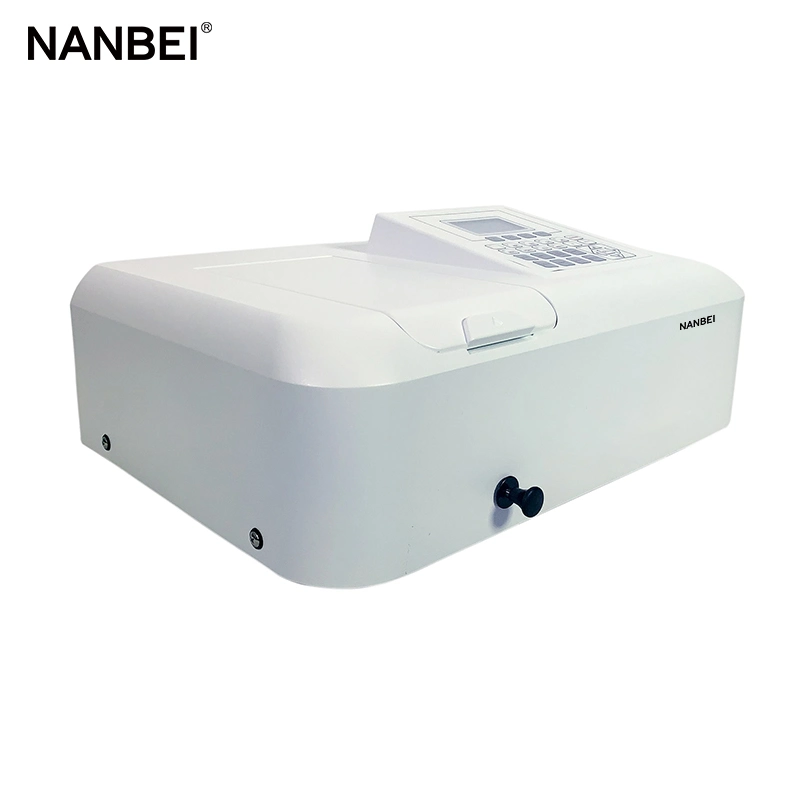 Nanbei UV Visible Spectrophotometer Laboratory Spectrometer Device Single Beam UV Vis Spectrophotometer