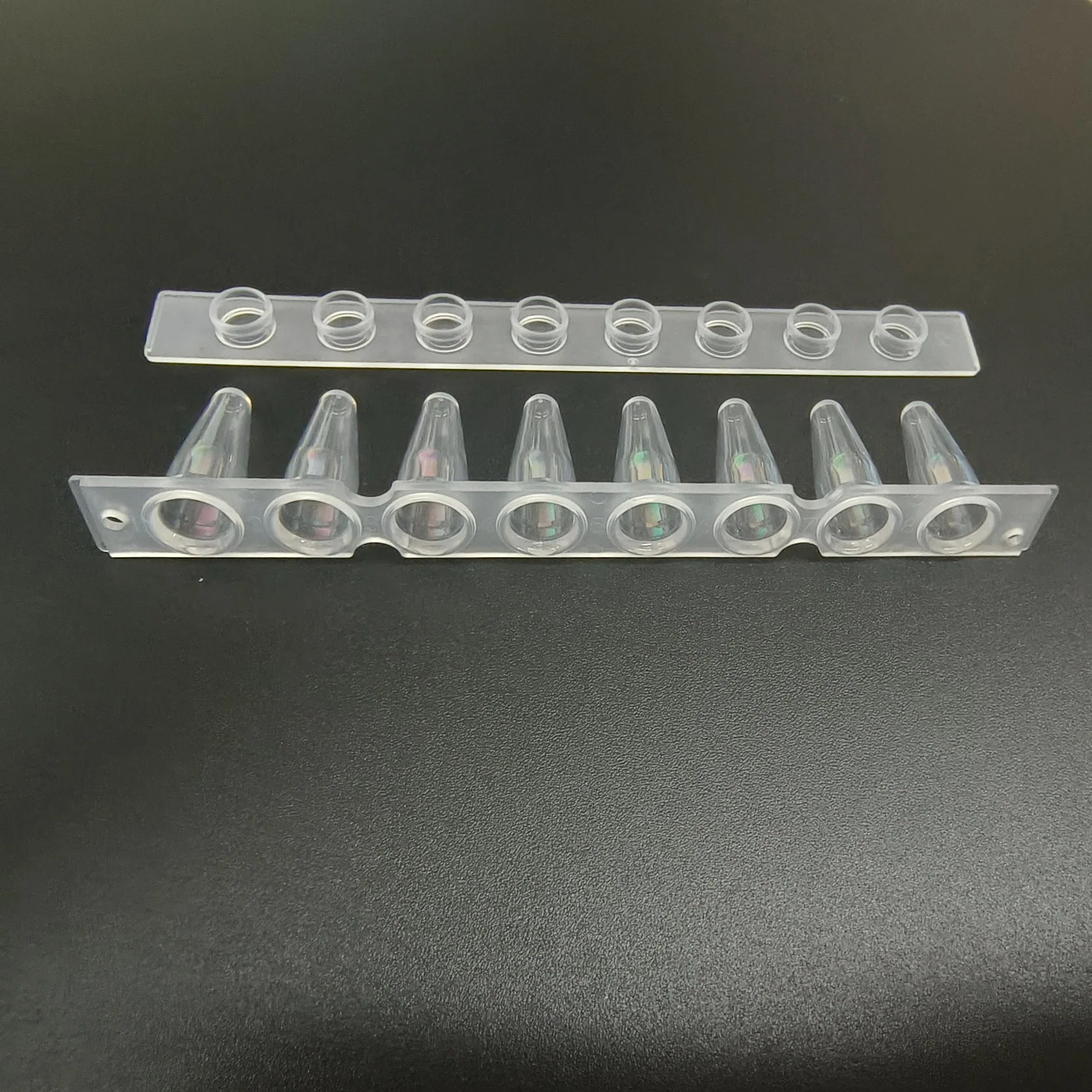 0,1ml 0,2ml tubos de PCR estériles de pared fina para uso en laboratorio