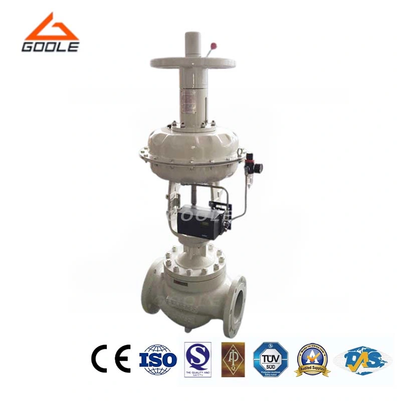 Diaphragm Type Pneumatic Single Seat Globe Control Valve with Manual Hand Wheel