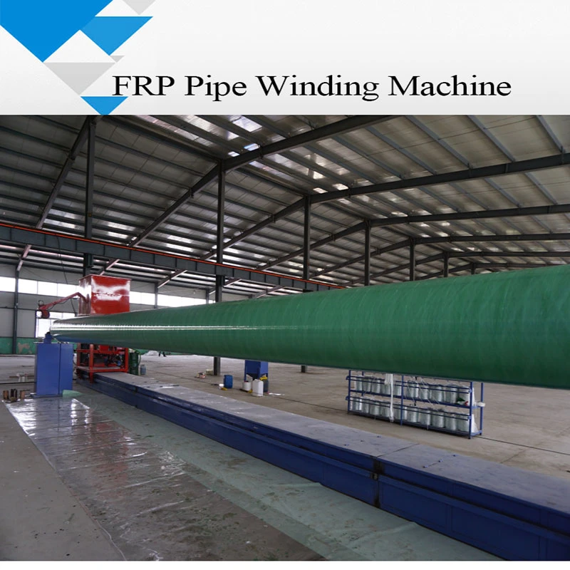 El FRP continua de los cilindros de la CNC máquina de fabricación del tubo de plástico reforzado con fibra de Materias Primas/GRP Máquina de bobinado del tubo de línea de producción