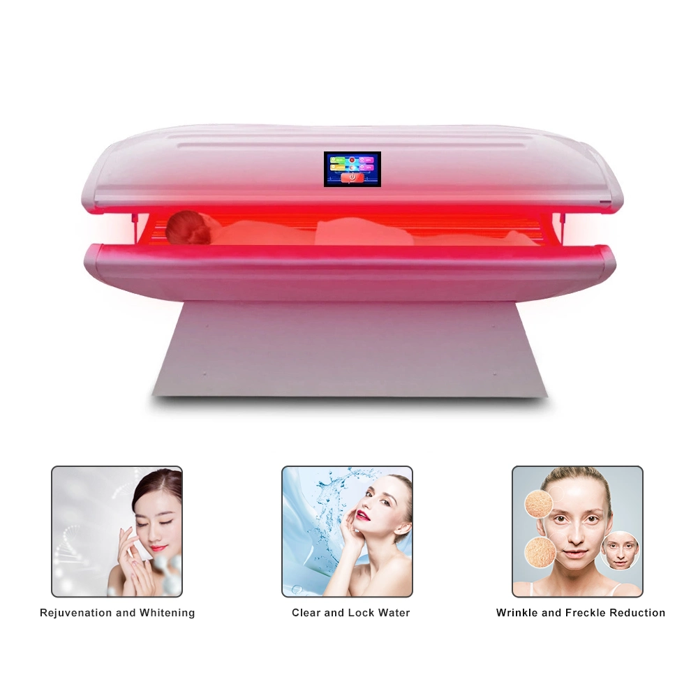 Beauty Salon Equipment Anti-Aging Weight Loss Full Body Treatment PDT Machine Photodynamic Collagen LED Red Light Therapy Bed