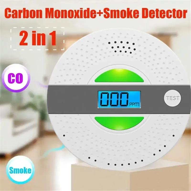 Le signal sonore du détecteur de fumée et du monoxyde de carbone de Sumring utilise un feu de batterie Alarme gaz