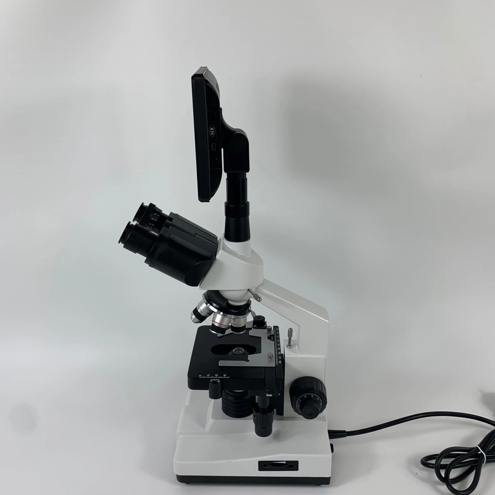 Fournisseur d'experts de la tête microscope trinoculaire avec écran Xsp-100sm