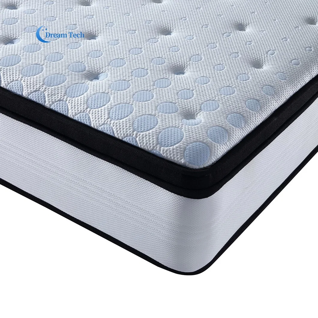 China Wholesale/Supplier Gel Memory Foam Size King Size Single Super Soft Spring Hybrid Mattress