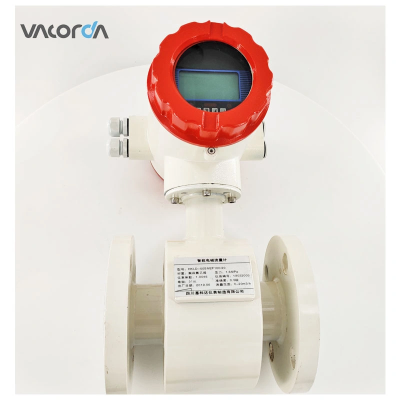 0-5V Anti-Corrosion Digital Electromagnetic Flow Meter DN500 Electromagnetic Flowmeter