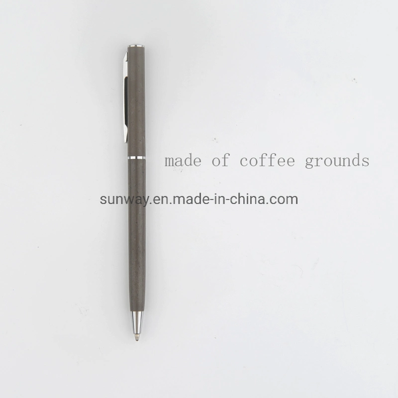 Classic Design Eco Friendly Coffee Grounds Ballpoint Pen for Fast Writing