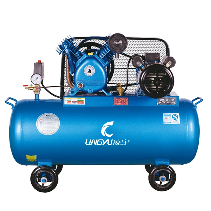 2HP 1.5kw 12.5 Bar Double Piston Air Compressor Two Stage Double Acting Reciprocating Compressor