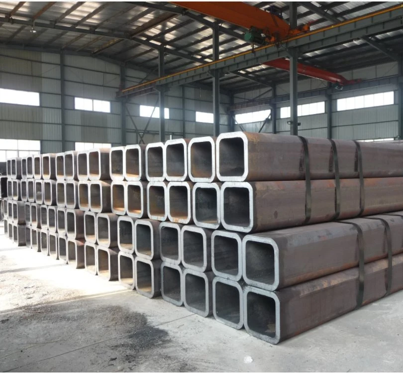 Factory Price Construction Structure Materials Shs Rhs Black Iron Tube Square and Rectangular Hollow Section Steel Pipe Profile