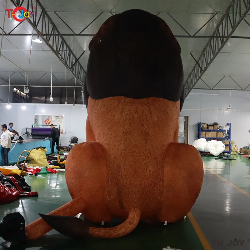 5m Tall Realistic Inflatable Animal Lion Cartoon for Advertising