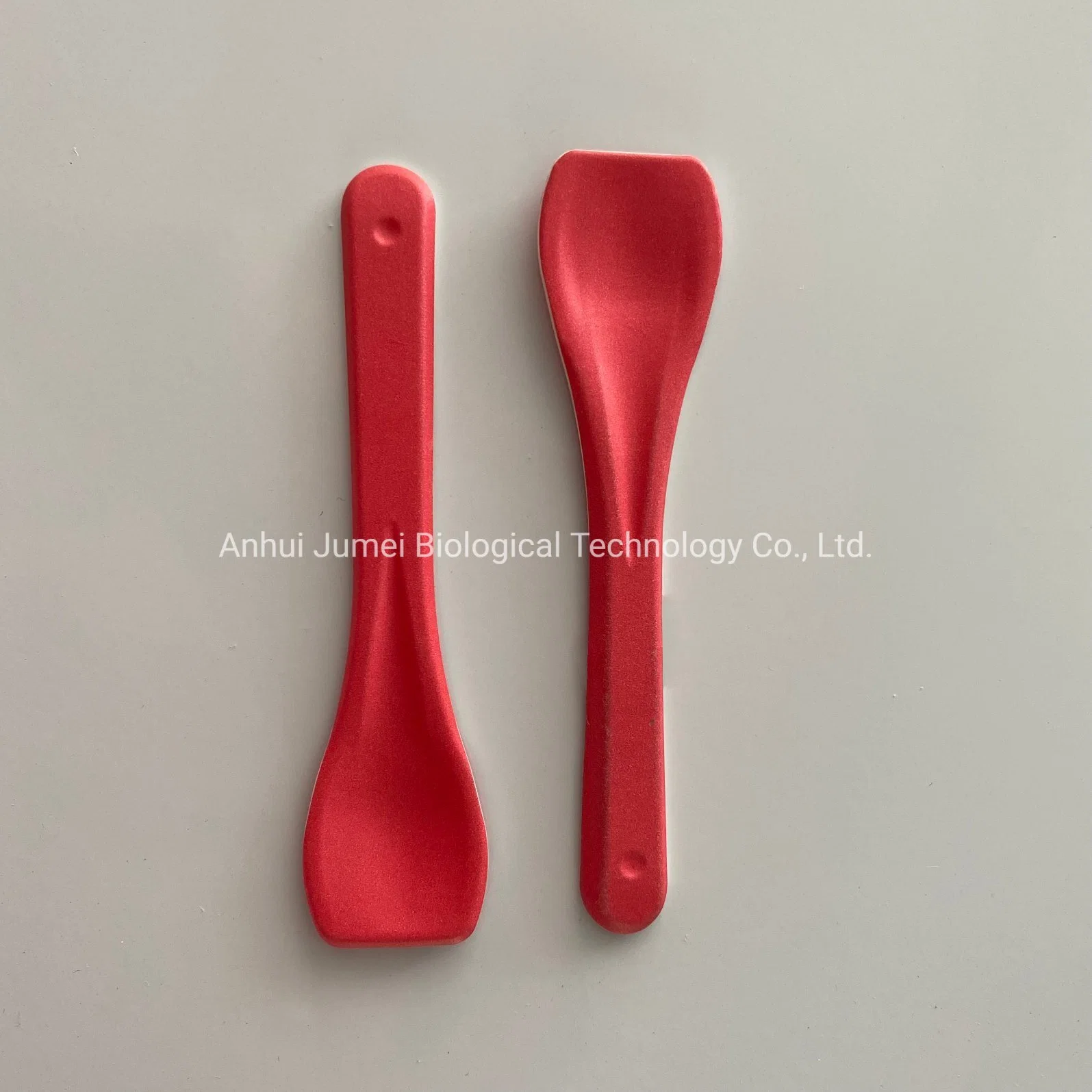 Colored Disposable Paper Ice Cream Spoon Biodegradable Tableware