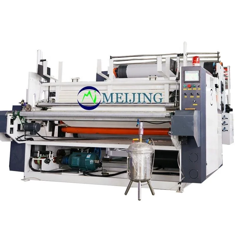 Machine Glue Laminating Full Embossing Toilet Paper All in One Tissue Paper Making Machine with Factory Direct Sale Price