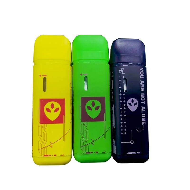 Los nuevos 510 E-cigarrillo desechable cartucho cerámico de 1.0ml Vape Pod bobina 280mAh Batería recargable de la HHC D8 de aceite espeso vacío Alien Labs Live Resina Vape