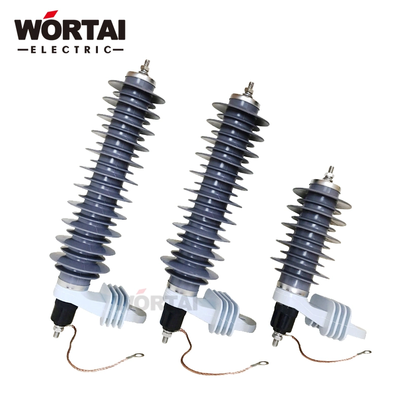 Excellent Protection Performance Lightning Protection Polymer Surge Arrester 27kv 10ka