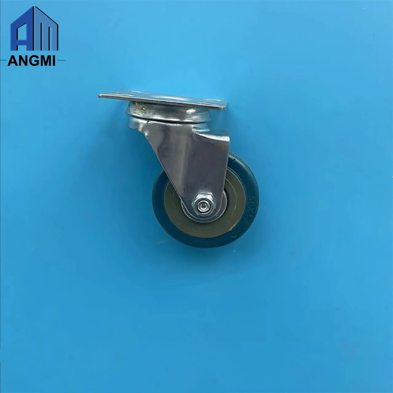 Locking Casters for Furniture and Workbench Plate Caster Wheels