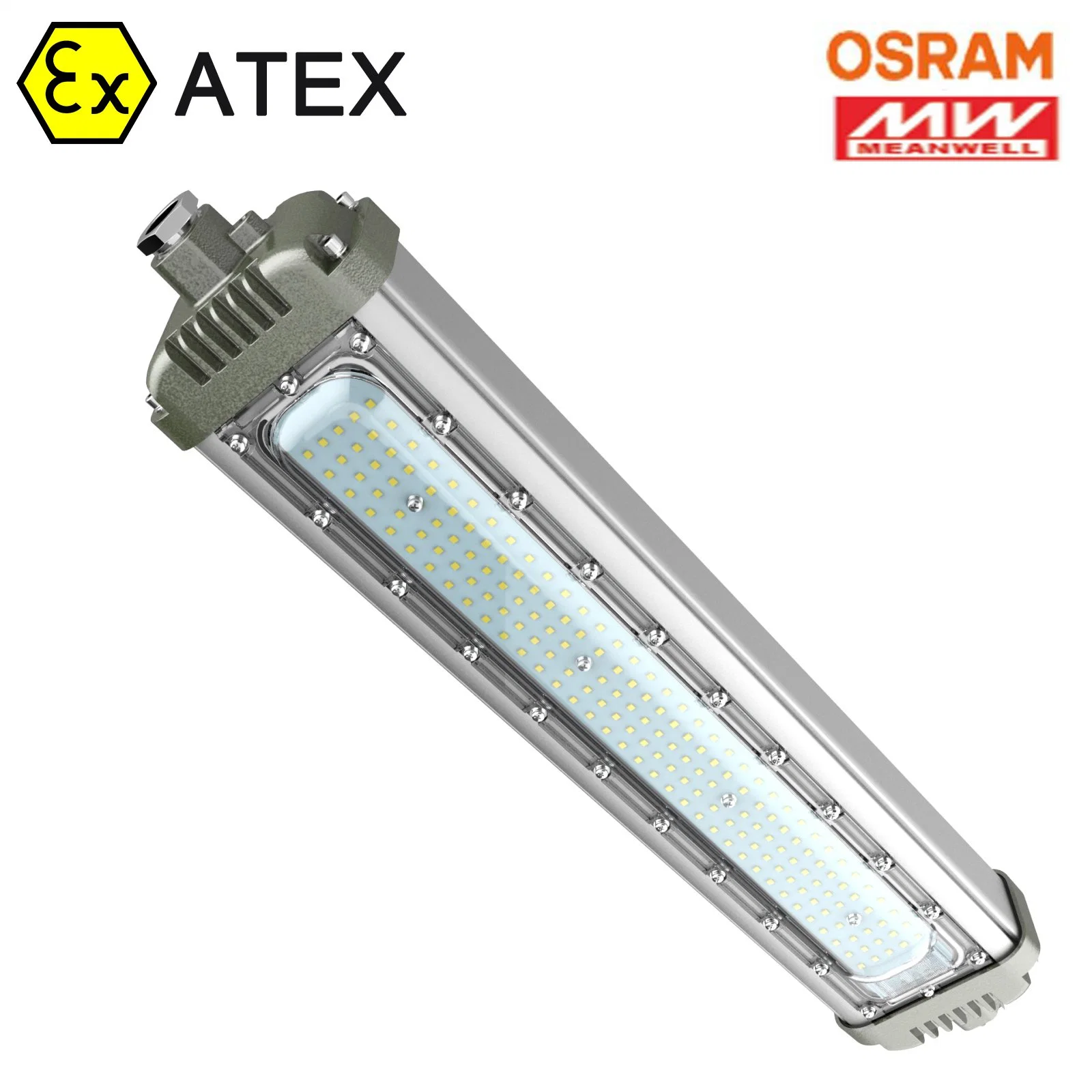 600mm 1200mm 20W~120W Explosion Proof LED Work Lights Linear Strip Lighting