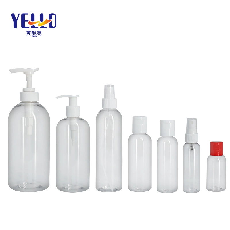 Luxury Cosmetics Sets Packaging Pet Plastic Transparent Spray Bottle