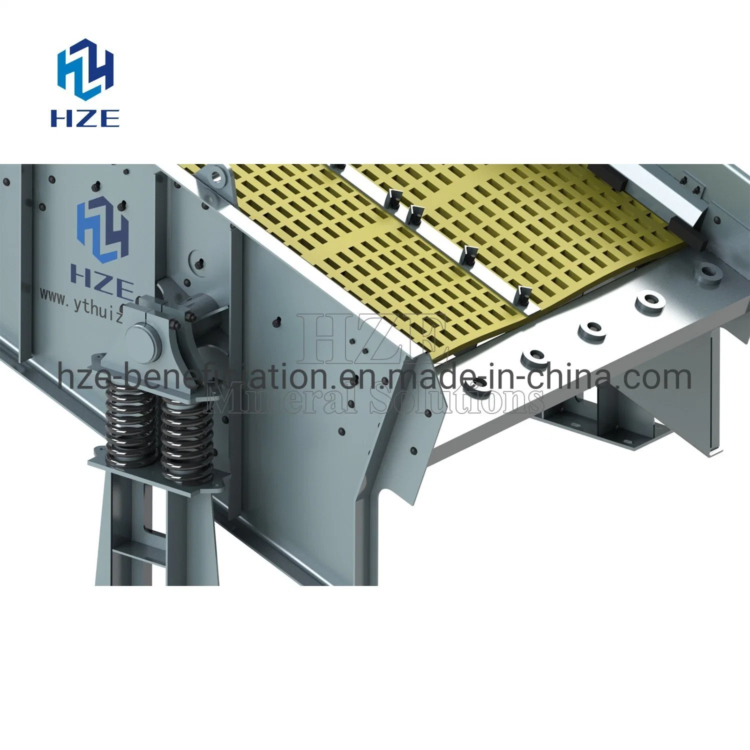 Mine Equipment Self-Centering Vibrating Screen of Mineral Processing Plant