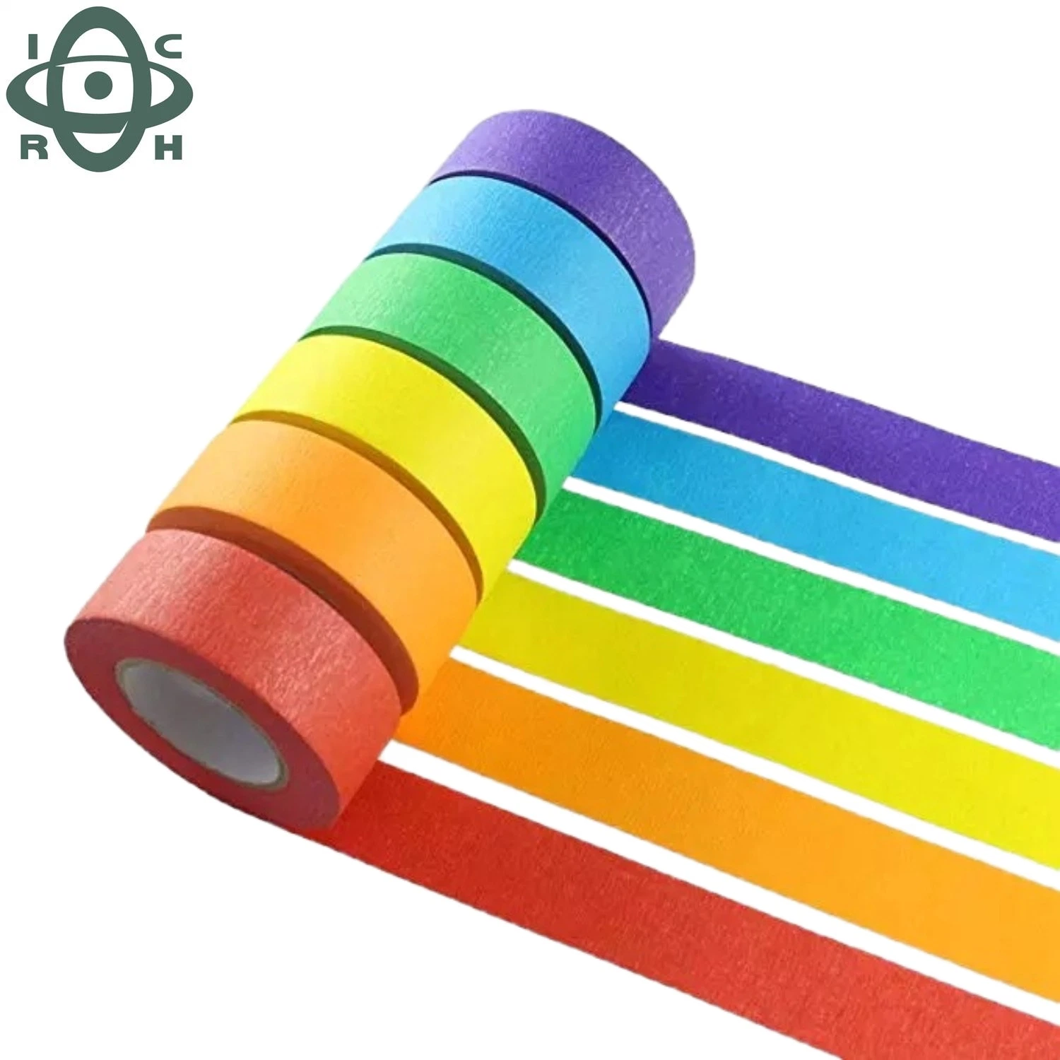 Crepe Paper Automotive Car Wall Decoration Color Waterproof Rubber Masking Tape