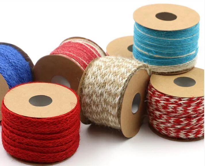 Hans Chinese Supplier Color Jute Lace Ribbon