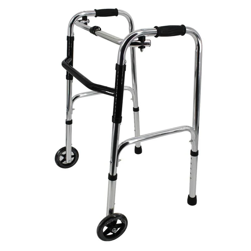 Peso ligero de aluminio Hot-Sellng bastidor caminar Walker para la tercera edad ayuda a pie