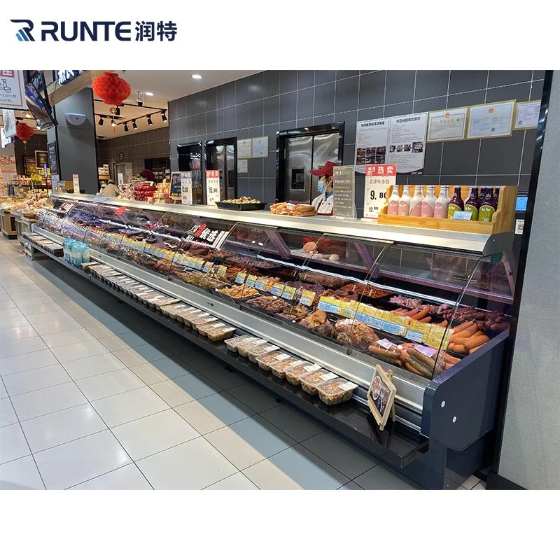 Supermarket Vitrina PARA Carne Commercial Deli Refrigerator Deli Display Fridge Meat Refrigerator