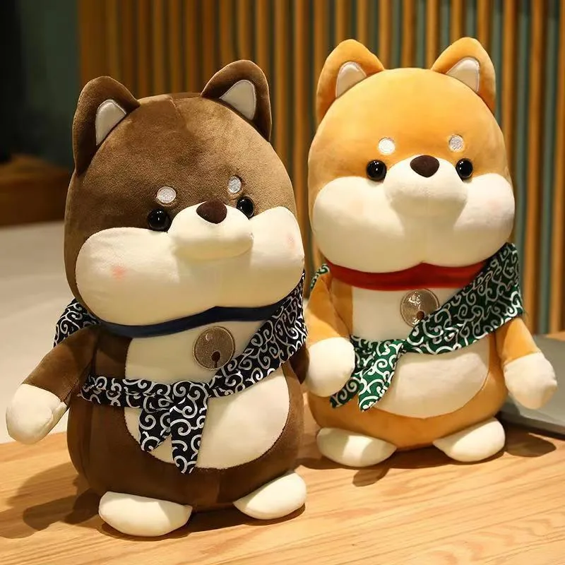 Shiba Inu Doll Cute Runaway Dog Doll Akita Dog Rag Doll Plush Toy Gift