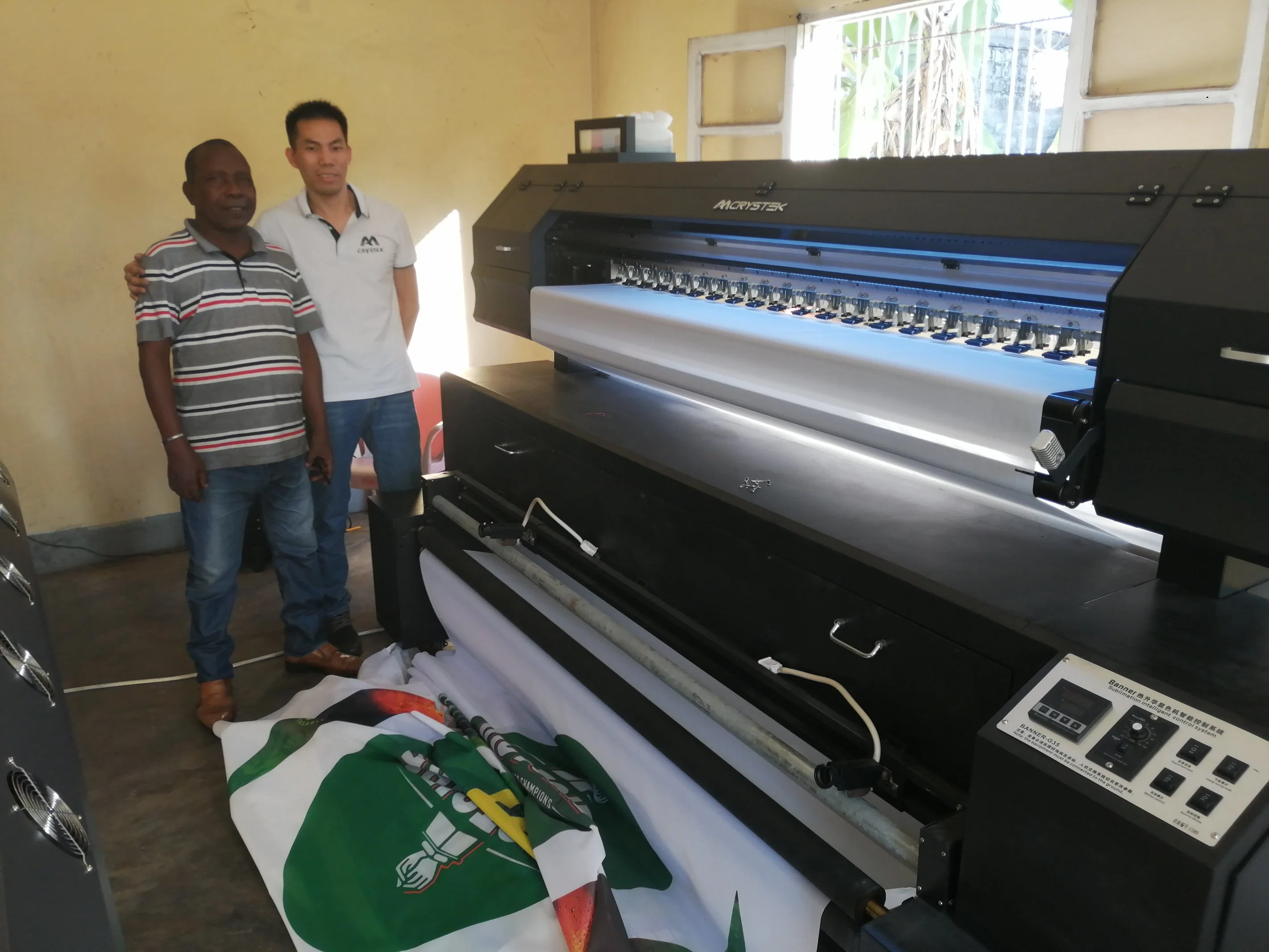 Tejido industrial de alta velocidad de transferencia de papel se dispersan de inyección de tinta tinta impresora textil digital