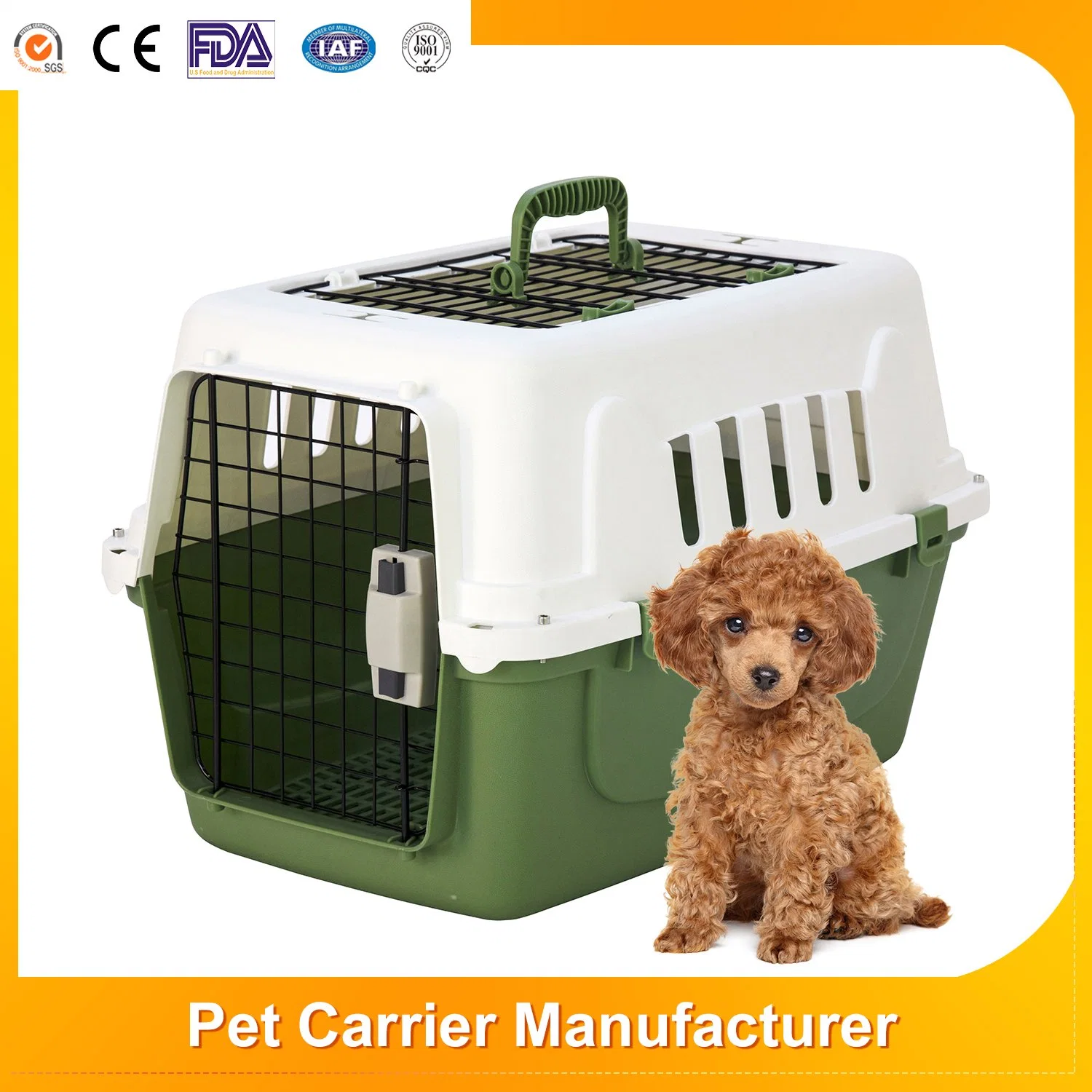 Breathable Pet Outdoor Cat and Dog Cage Portable Air Box Air Transport Box Rabbit Pet Carrier