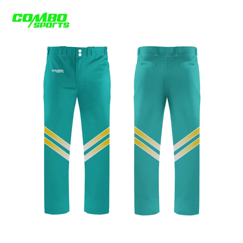 Custom Baseball Shirts Sublimation Sportswear Men Baseball Trousers