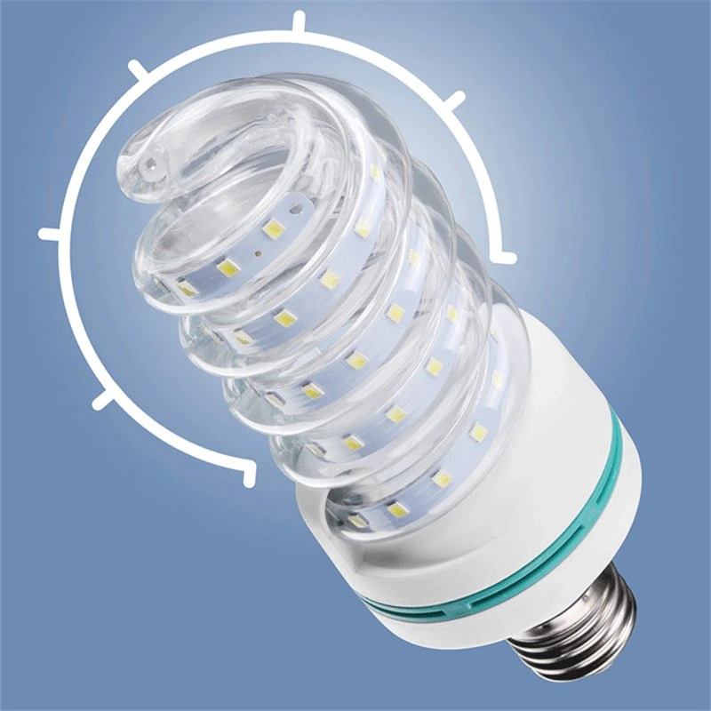 LED Energy Saving Bulb Spiral 12W Tube Bulb Home White Light Indoor Lamp CFL Fluorescent