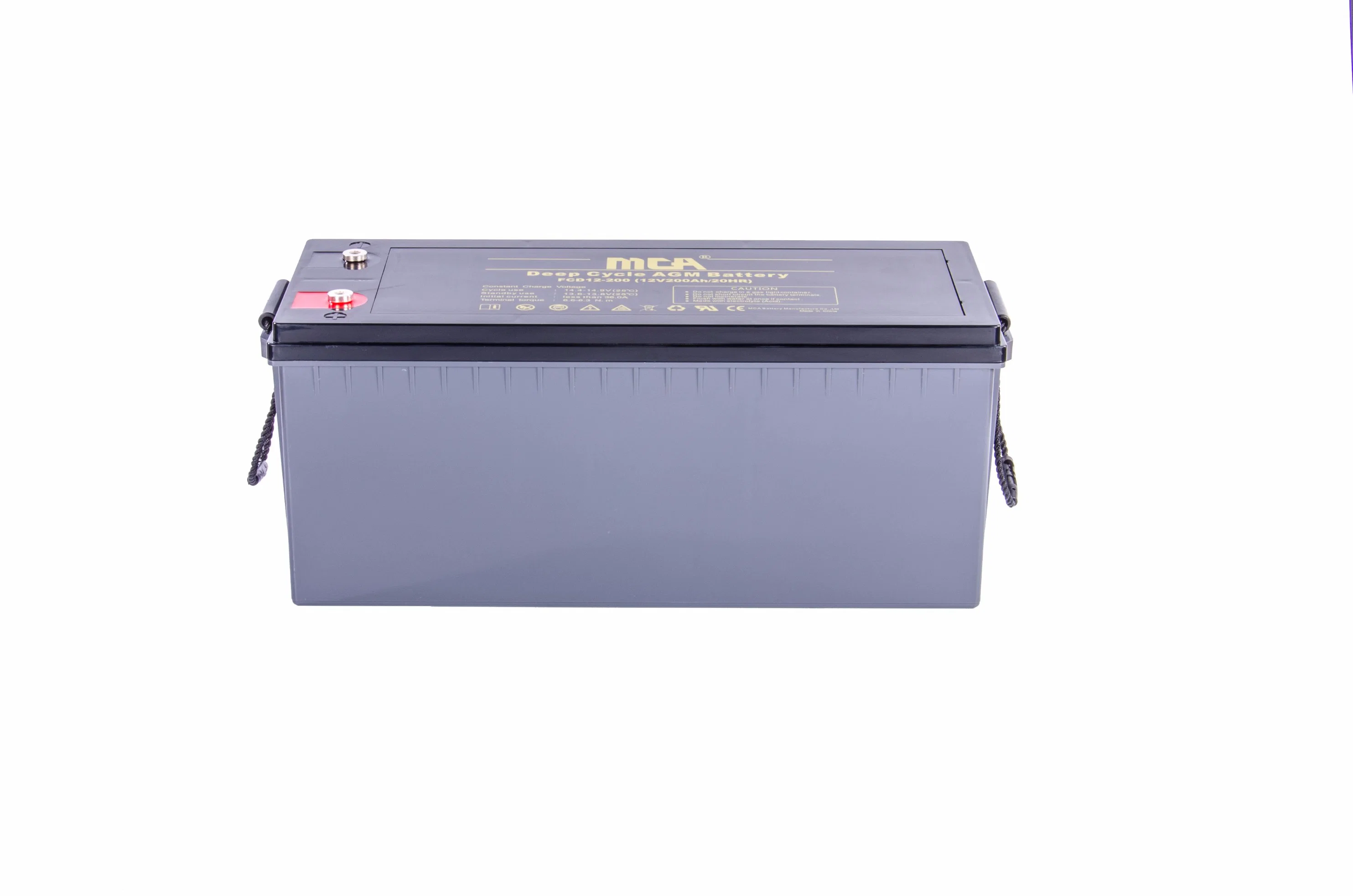 AGM Battery VRLA Battery Deep Cycle Battery New Energy Motive Battery 12V200ah