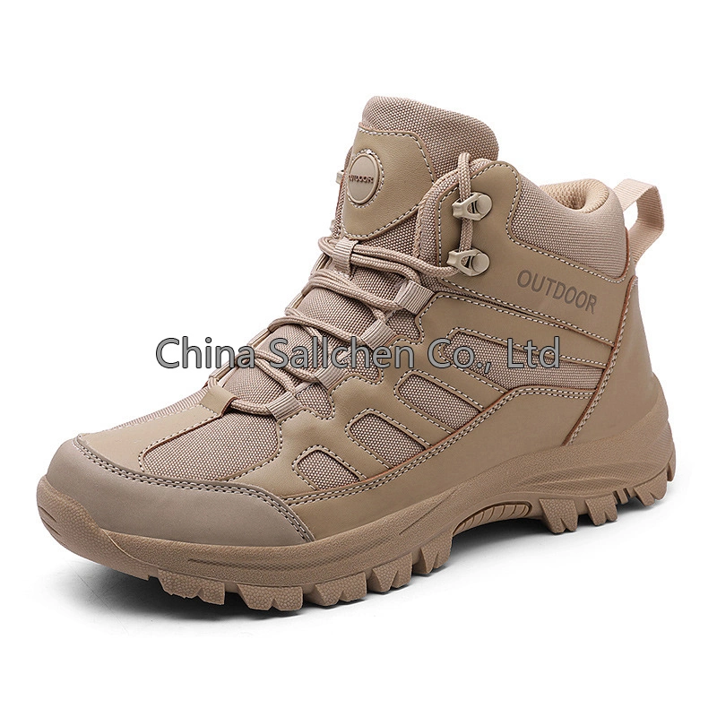 Autumn and Winter High Top Large Size Mountaineering Shoes Men's Shoes