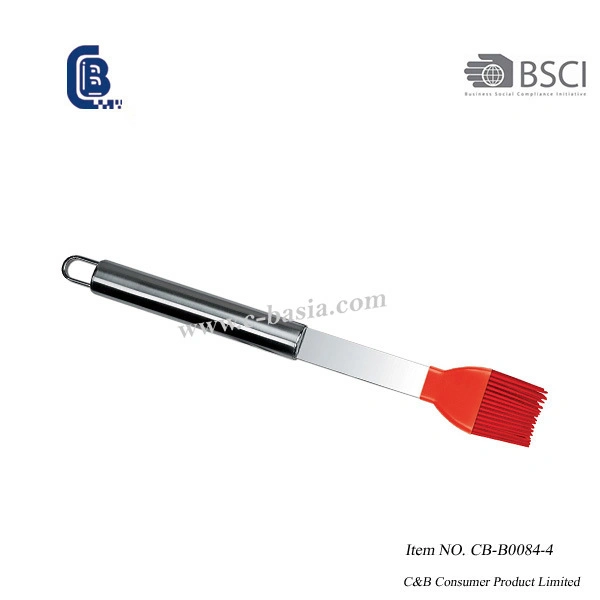 Silicone Barbecue Brush, Stainless Steel Handle, BBQ Brush, Grill Tools