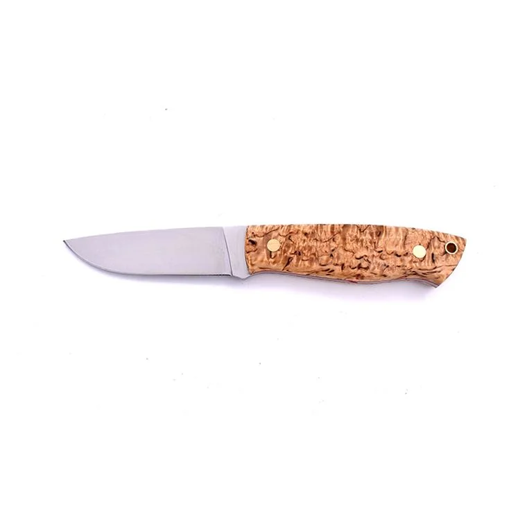 Folding Knife Cutting Knife Portable Knife with Wood Handle Camping Knives