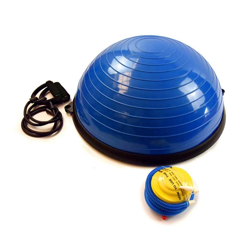 New Design Bosu Half Balance Trainer Hemisphere Ball with Handles for Yoga Pilates Exercise