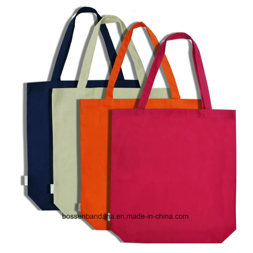 Factory OEM Produce Customized Logo Printed Cotton Canvas Craft Tote Bag