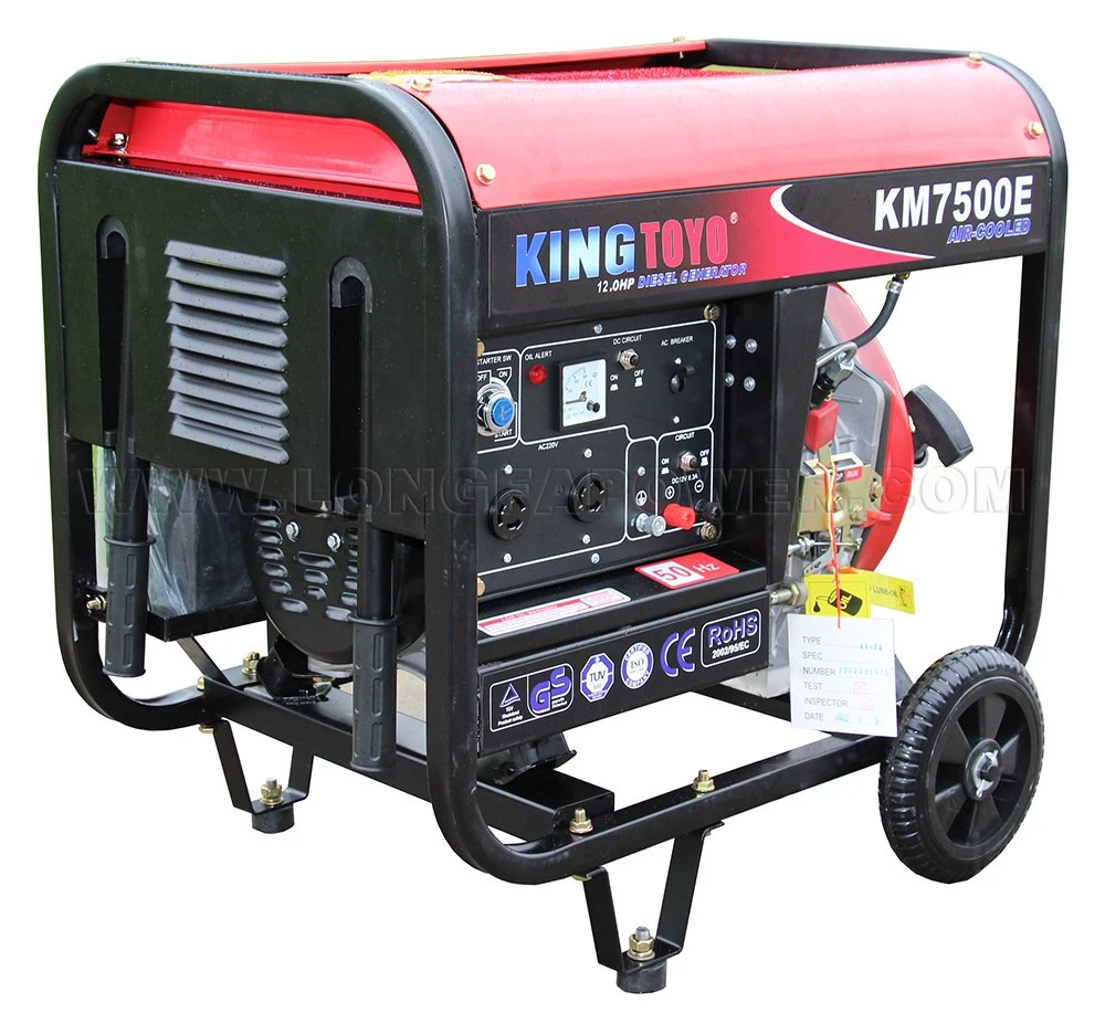 7500watt 7.5kw 7.5kVA 7.5kw 7.5 kVA 7500 Watt W Kv Va 8000watt 8kw 8kVA 8kw 8 kVA 3 5 6 7 8 10 Watts W Kv ATS Kamakipor Portable Power Diesel Generator Wheels