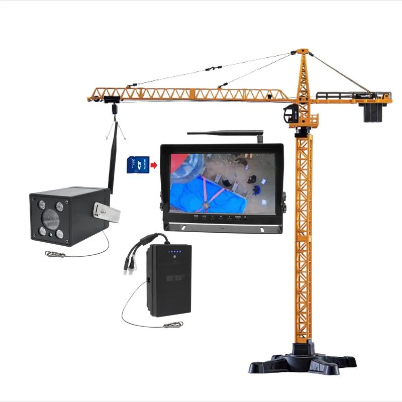 Ahd 1080P Wireless Crane Zoom Camera for Tower Crane, Construction Tower