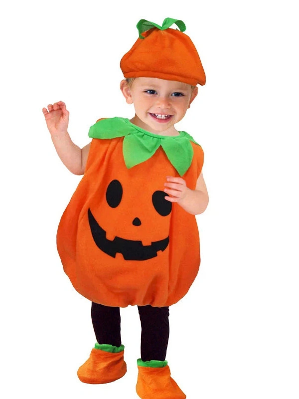 Halloween Pumpkin Clothing Baby Cosplay Styling Show Cute Pumpkin