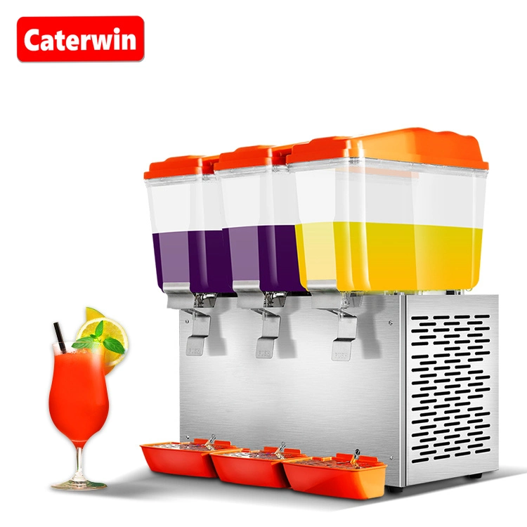 Caterwin Best Selling commercial Beverage buffet jus Container 3 Tank Distributeur d'eau pour le jus de thé et la bière