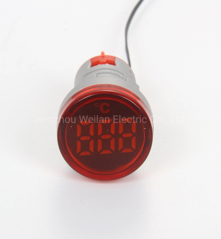 High-Precision LED Digital Display Thermometer Temperature Meter with Indicator Light