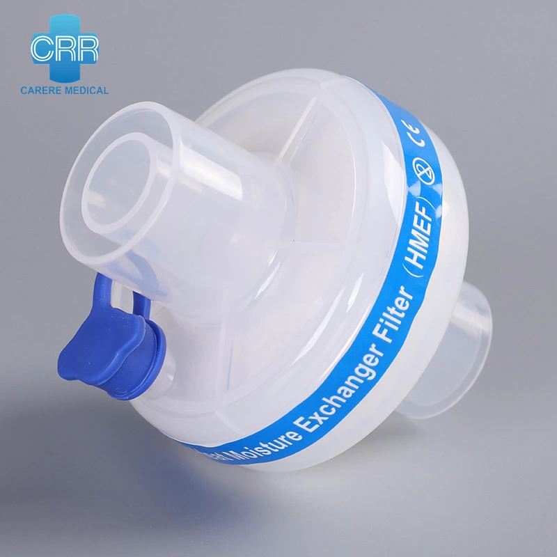 Dispositivos médicos desechables de buena calidad utilizar en anestesia respiratoria desechable Circuito HME filtro HMEF con ISO CE