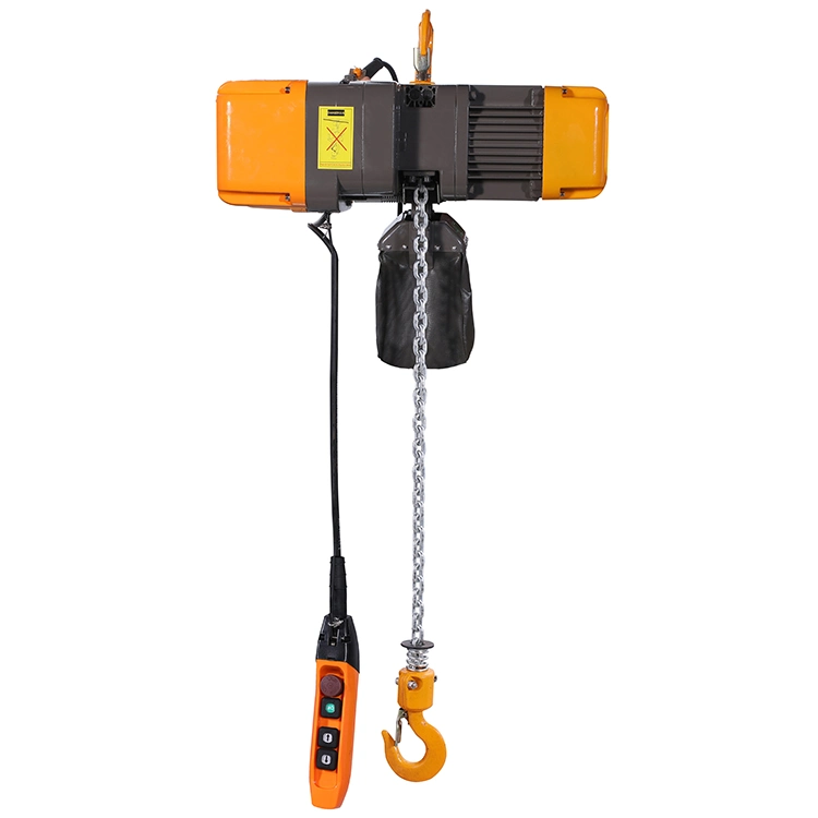 High quality/High cost performance Electric Chain Hoist with Remote Control 1-5 Ton Chain Block Hook Type electric Lifting Crane