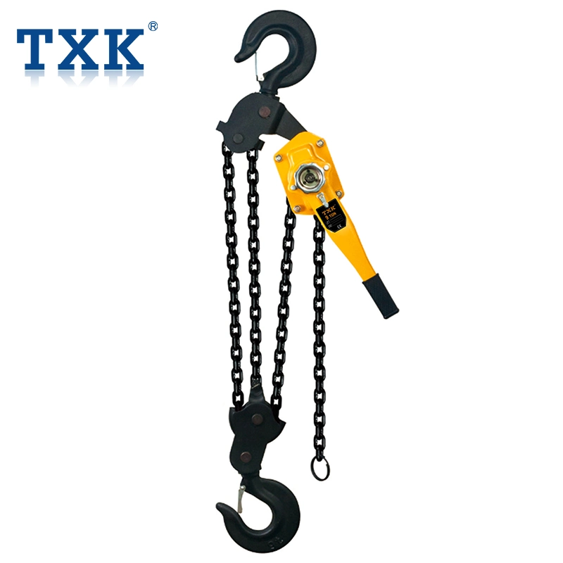 Txk Mini 1 1.5 2 5 Ton Hand Crank Lever Hoist Ratchet Hand Rope Pulley Lever Chain Block