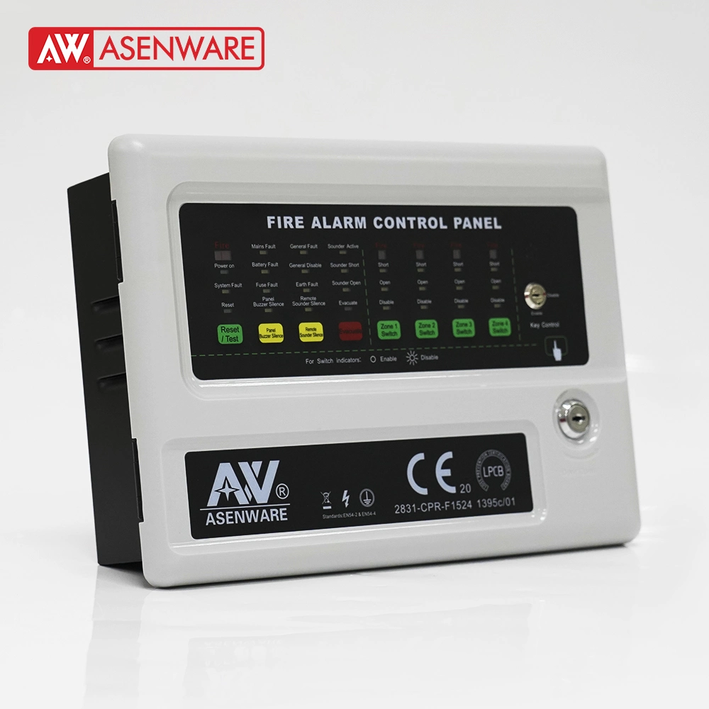 Factory Cheap Prices Conventional Fire Alarm Control Panel 2/4 Zone
