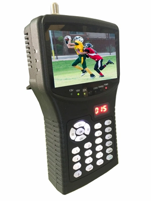 Dispositivo de bolsillo 4.3" TFT LCD Monitor Sat Finder medidor con CC12V de potencia de salida para cámara CCTV