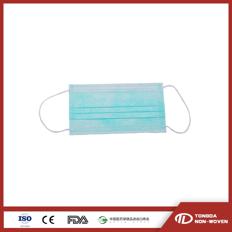 Una buena calidad PP Nonwoven Mascarillas Dispaoble médicos