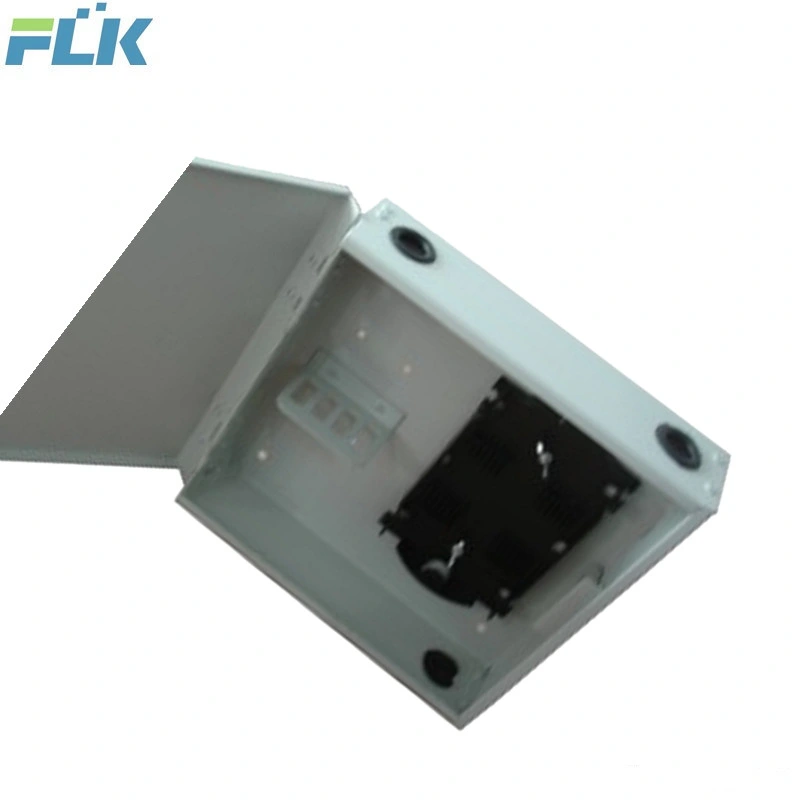 Optical Fiber ODF Box Mini 8 Ports Indoor Box Single Door Wall Mount Fiber Distribution Flk-Fdf-Iwa